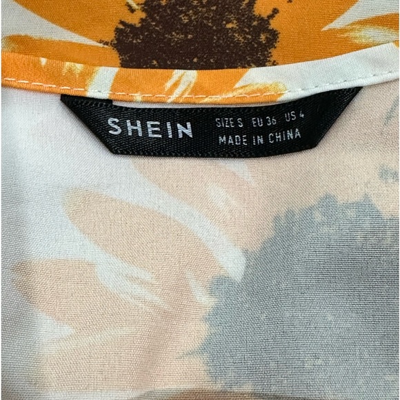 Shein Oversized Sunflower Blouse - S/M - Picture 8 of 9